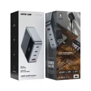 هاب شارژر رومیزی 100 وات گرین لاین GN100wadukgy