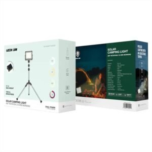 چراغ کمپینگ خورشیدی گرین لاین مدل GNPCALIGHTSL ظرفیت ۷۲۰۰ میلی آمپر