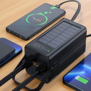 پاور بانک گرین لاین مدل Solar X ظرفیت 60000 میلی آمپر ساعت