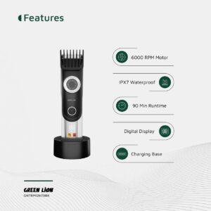 ماشین اصلاح گرین لاین مدل Trim Gen70 ضد آب با تیغه استیل ضد زنگ