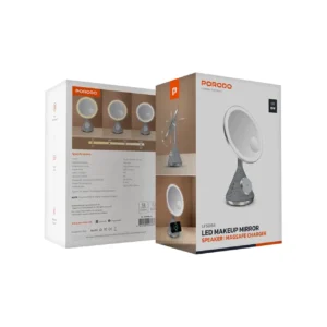 آینه آرایشی LED پرودو مدل LFST084 با اسپیکر و شارژر بی‌سیم