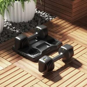 دمبل هوشمند پرودو مدل Porodo 12.5 LB Double Adjustable Smart Dumbbell – ارسال زیر یکساعت