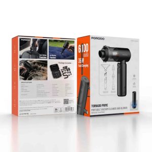 جارو شارژی و گردگیر پرودو Porodo Tornado Pro Air Duster & Vacuum Cleaner