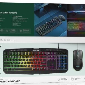 کیبورد و ماوس گیمینگ گرین لاین مدل GK-400 RGB