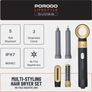 سشوار چندکاره پرودو مدل Multi-Styling Hair Dryer Set