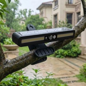 چراغ خورشیدی سنسوردار پرودو مدل PORODO MARS OUTDOOR SOLAR SENSOR LIGHT Built-in Motion