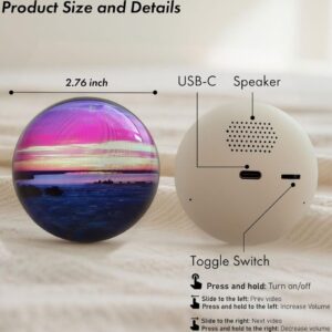گوی هوشمند دیجیتال با قابلیت پخش عکس و ویدیو Crystal Ball Video Player