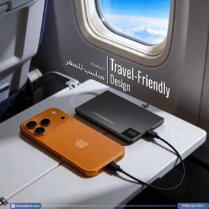 پاوربانک مگ‌سیف فوق باریک 5000 میلی‌آمپر مدل Tender پاورولوژی | Powerology Tender 5000mAh MagSafe Slim Power Bank