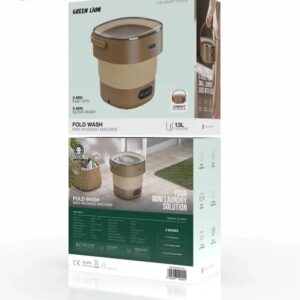مینی واش گرین لاین مدل FOLD WASH ظرفیت ۱۳ لیتر