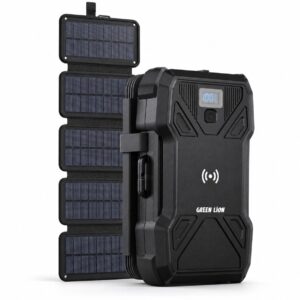 پاوربانک خورشیدی گرین لاین مدل Solar 5-Panel ظرفیت ۳۰ هزار میلی آمپر با شارژ سریع PD20W