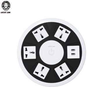 چندراهی برق گرین مدل GN7N1PSKT13 ظرفیت ۵ عدد با طول کابل ۲ متر