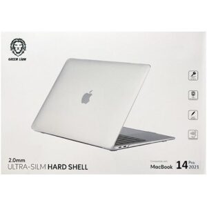 کاور گرین مدل Ultra-Slim Hard Shell مناسب برای لپ تاپ مک بوک پرو 2021 14 اینچ